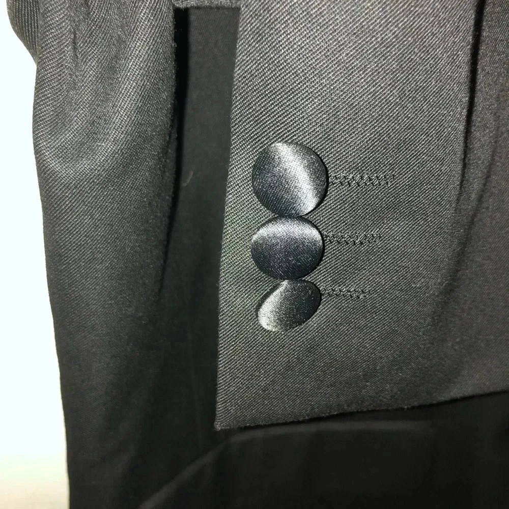 Tuxedo 🤵‍♂️ Black with burgundy lining. Stylish British M&S,